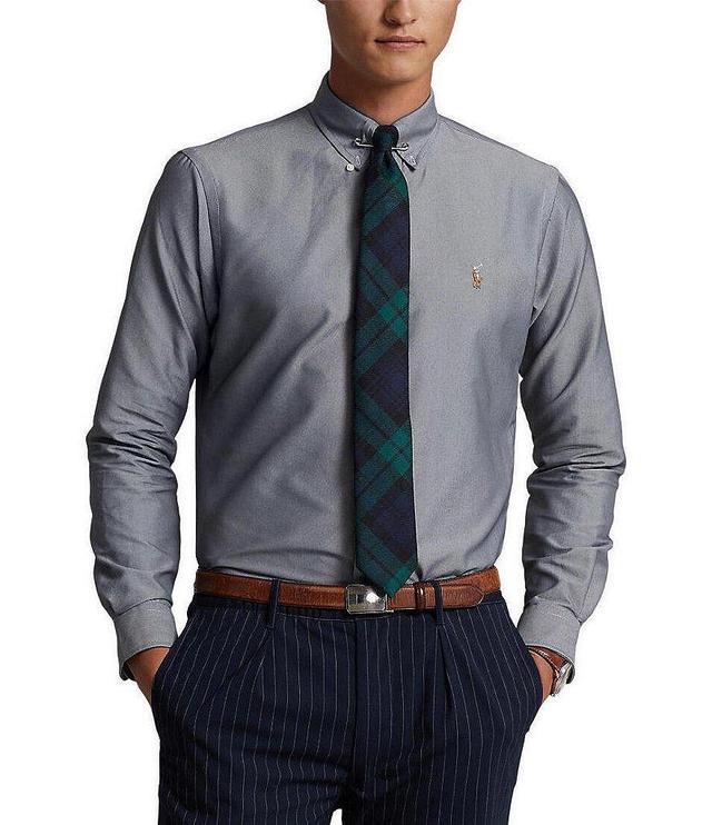 Polo Ralph Lauren Classic Fit Solid Performance Stretch Oxford Long Sleeve Woven Shirt Product Image