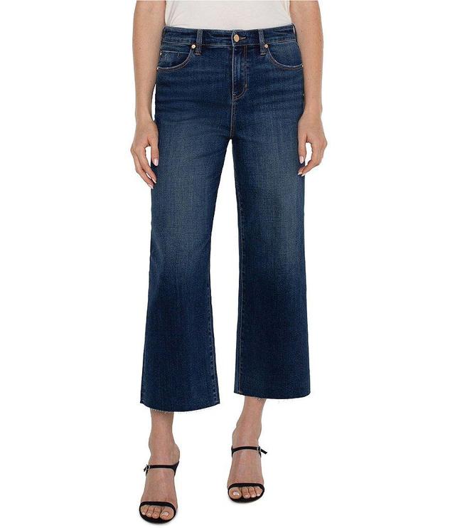 Liverpool Los Angeles Stride High Rise Wide Leg Cropped Jeans Product Image