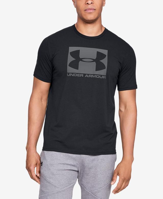 Under Armour Mens Boxed Sportstyle T-Shirt - Black Product Image