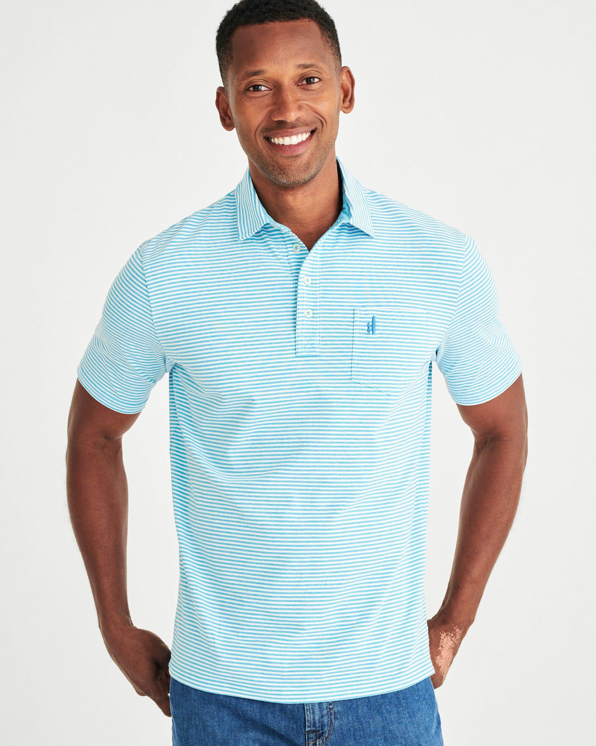 Dante Striped Polo Product Image