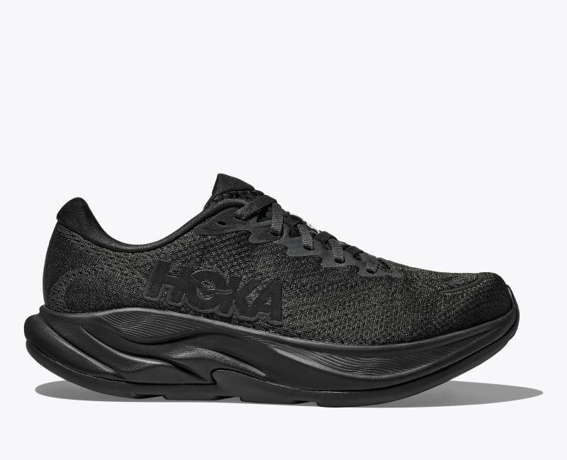 HOKA Womens Rincon 4 Shoes in Black/Black, Size 8.5 W Product Image