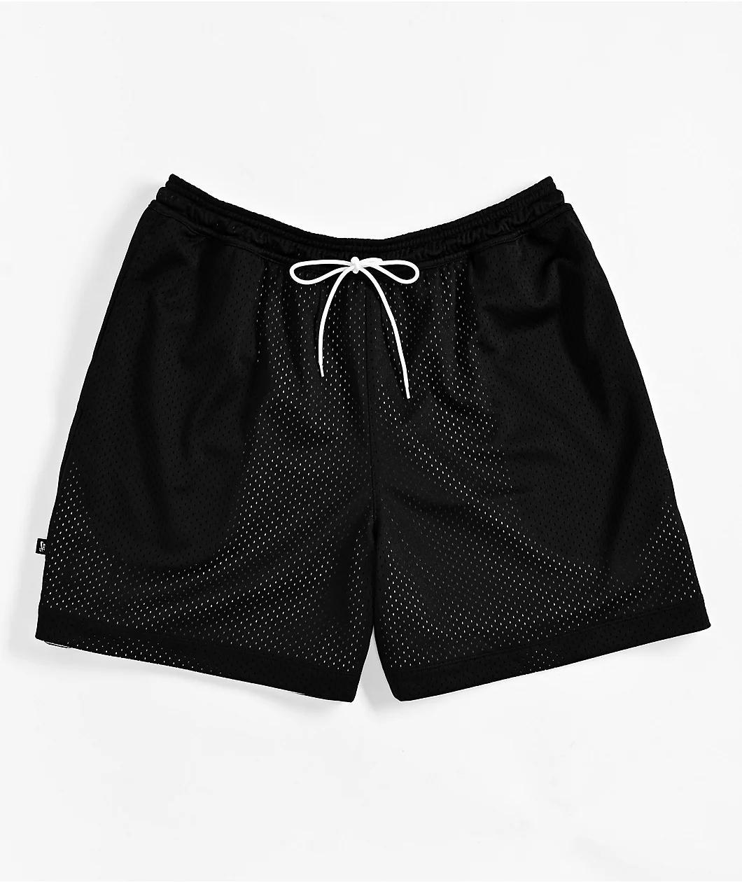 Nike SB Reversible Black & White Basketball Shorts Product Image