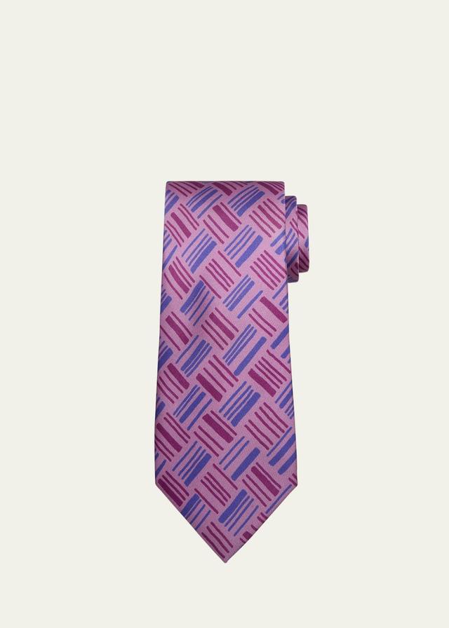 Mens Printed Silk Tie Product Image