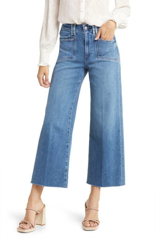 Womens Anessa Raw Wide-Leg Jeans Product Image