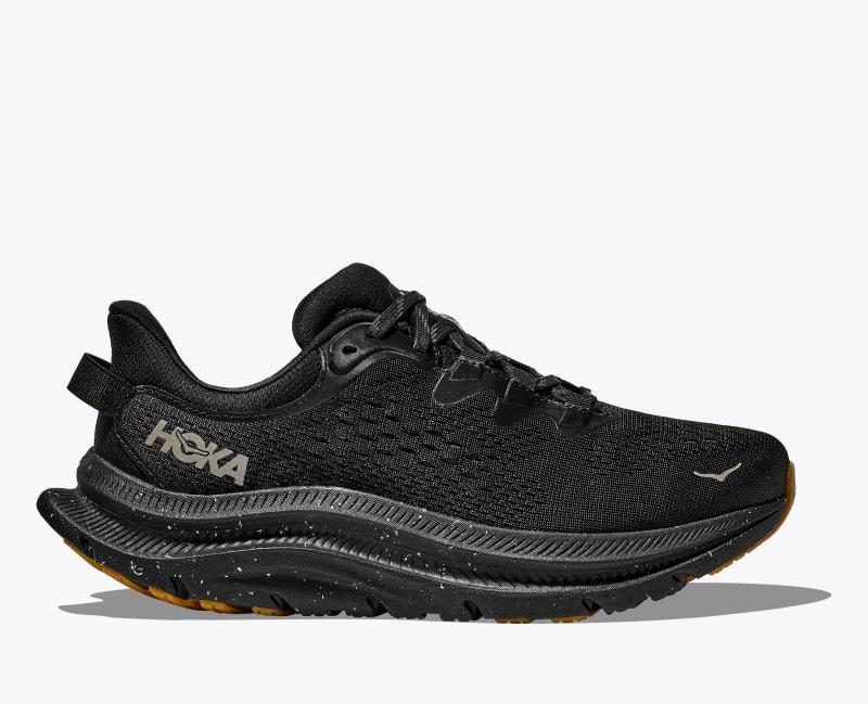 HOKA Mens Kawana 2 Shoes in Black/White, Size 14 Product Image