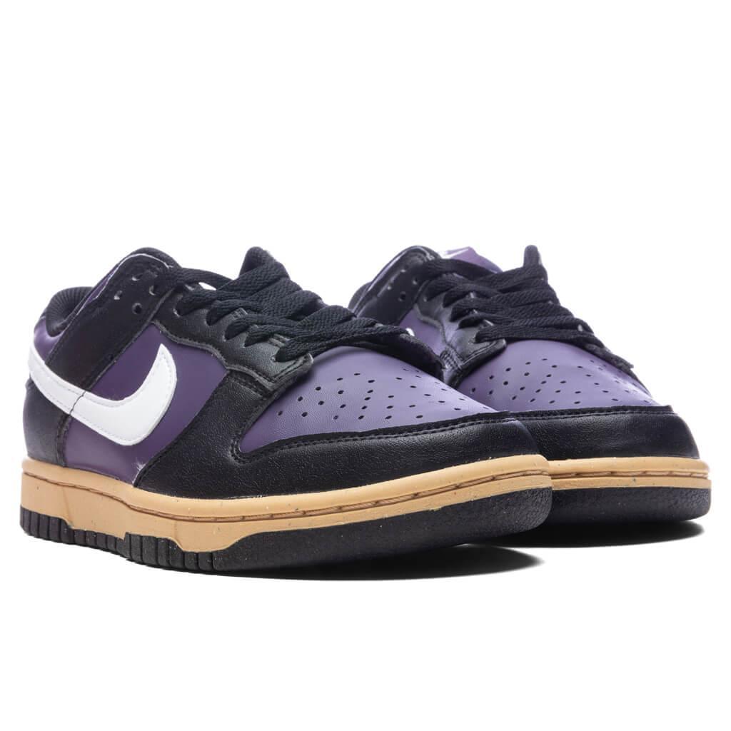 Dunk Low Women's - Dark Raisin/White/Black Female Product Image