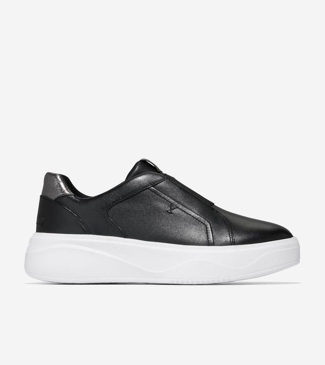 Cole Haan Womens Grandpro Demi Slip On Sneaker - Black Size 5.5 Product Image