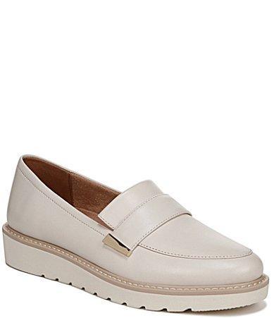 Naturalizer Adiline Leather Slip-On Lightweight Wedge Loafers Product Image