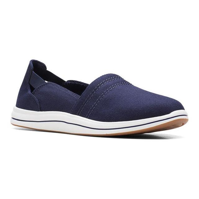 Clarks Cloudsteppers Breeze Step II Womens Slip-On Shoes Blue Product Image