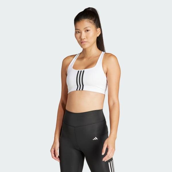 Powerimpact Training Medium-Support 3-Stripes Bra Product Image