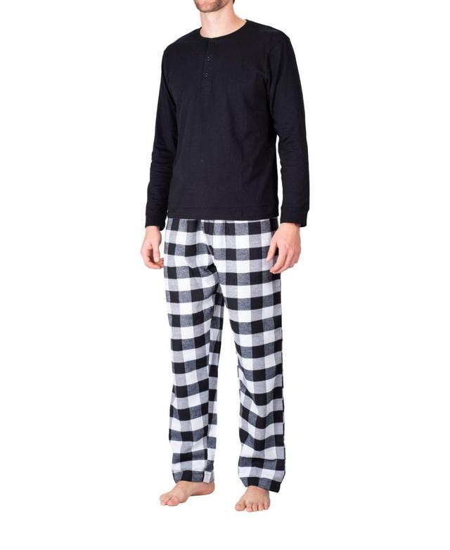 Sleep Hero Mens Flannel Pajama Set Product Image