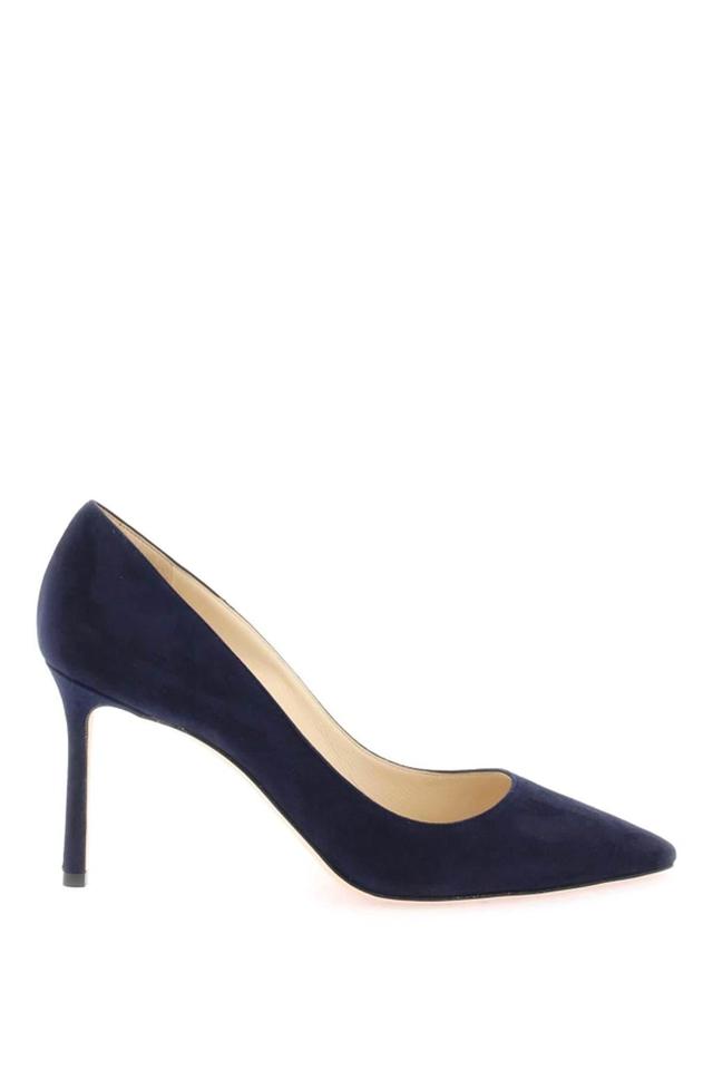 85mm Romy Suede Pumps In Blue Product Image