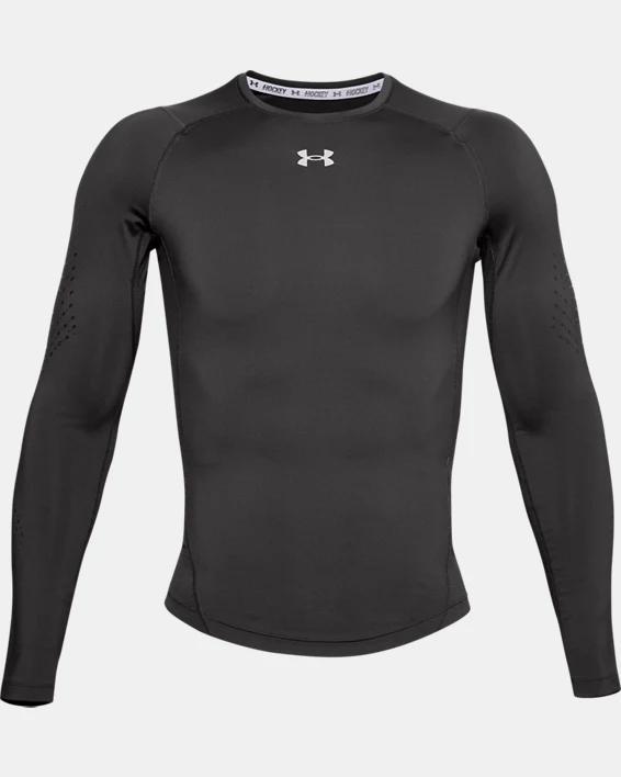 Men's UA Fitted Grippy Long Sleeve Product Image