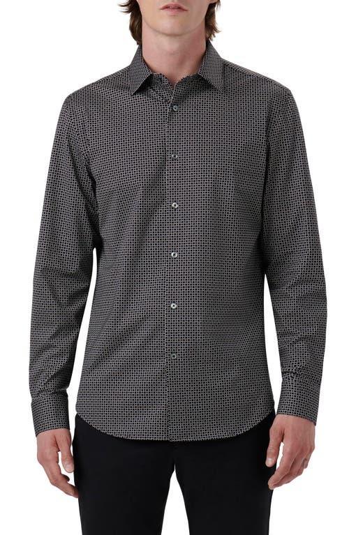 Mens James Micro-Geometric OoohCotton Sport Shirt Product Image