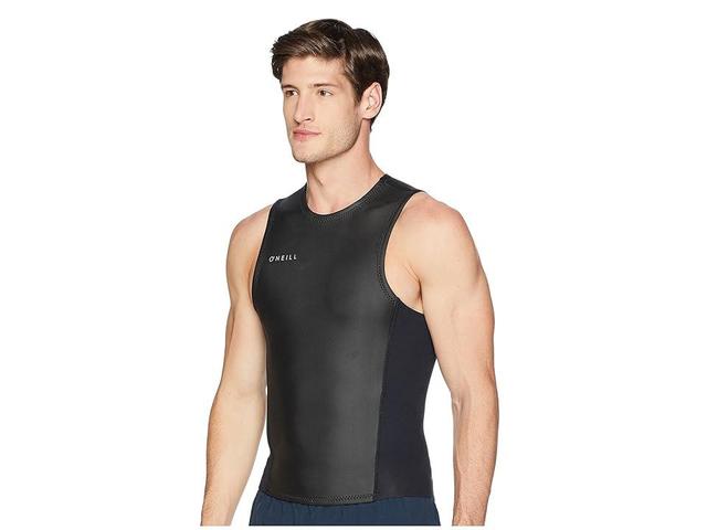 O'Neill Reactor-2 2mm Vest Black) Men's Swimwear Product Image