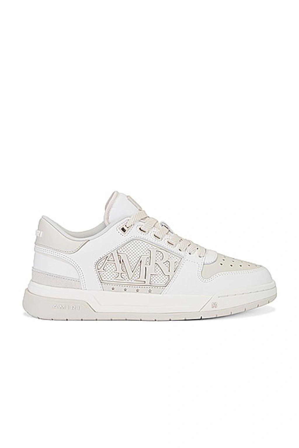 AMIRI Classic Logo-appliqué Sneakers In White Product Image