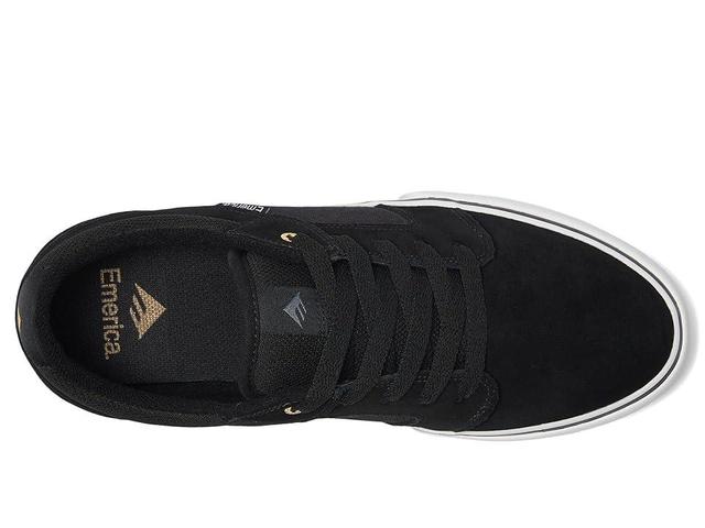 Emerica Cadence (Black/White/Gold) Men's Skate Shoes Product Image