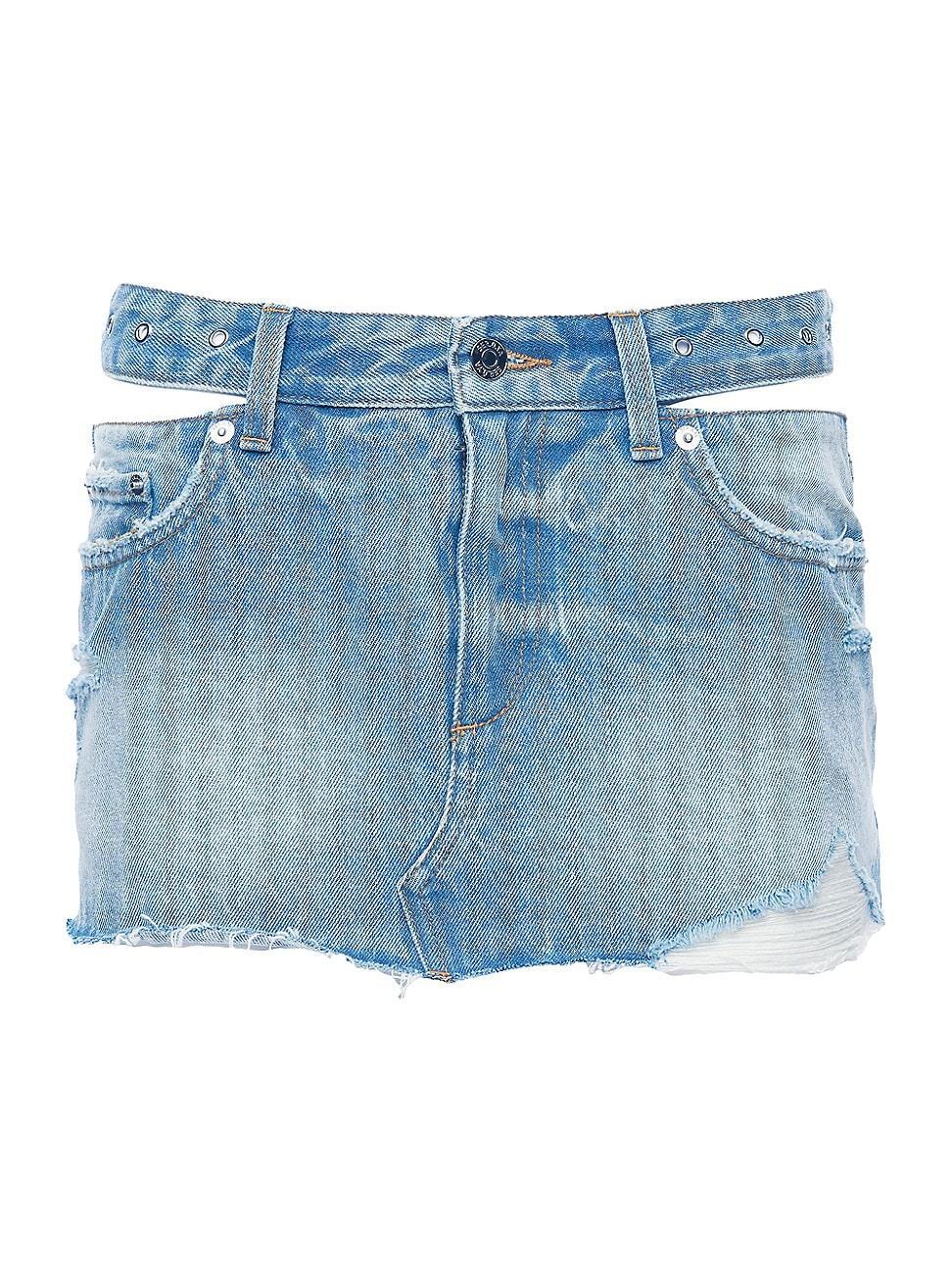 Womens Cassia Denim Skirt Product Image