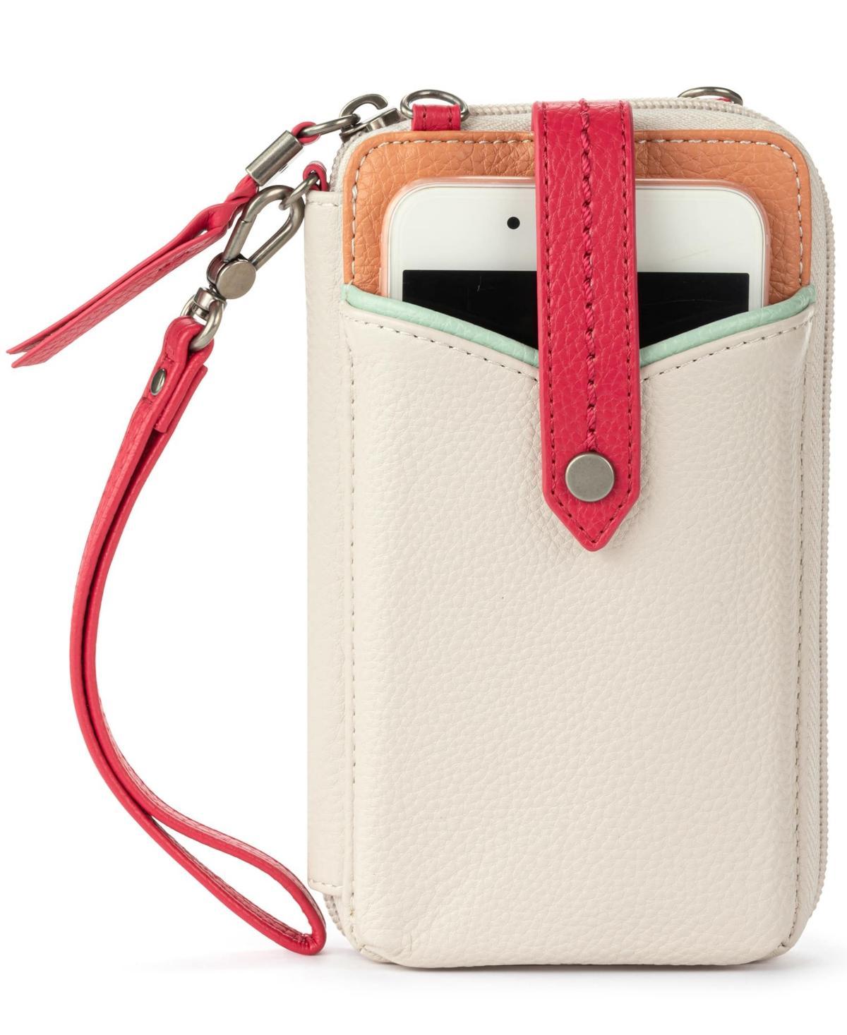 The Sak Womens Silverlake Convertible Leather Smartphone Crossbody Bag - Vibrant Block Product Image