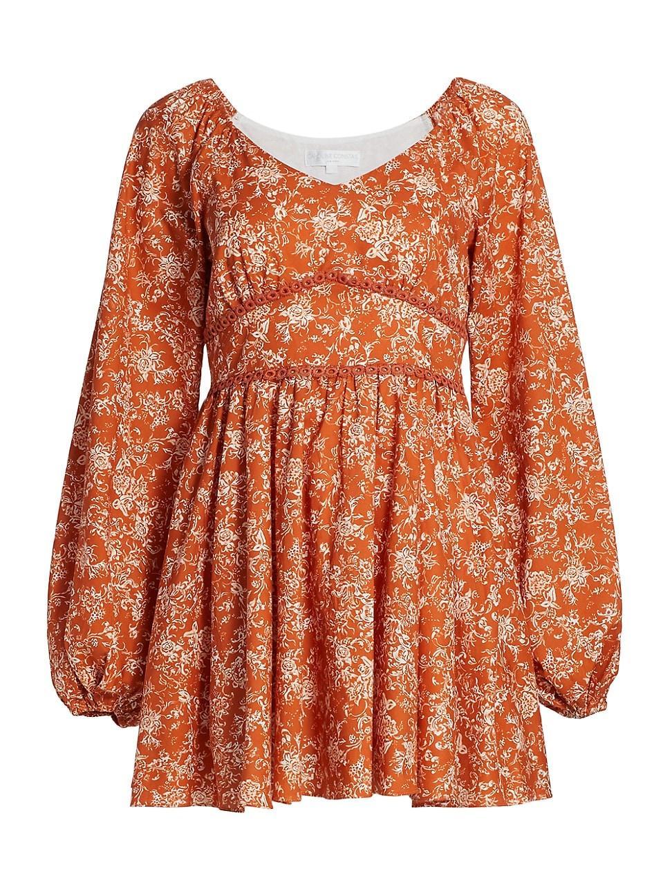 Womens Blakely Floral Mini-Dress product image