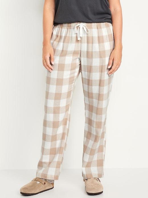 High-Waisted Waffle Pajama Leggings Product Image