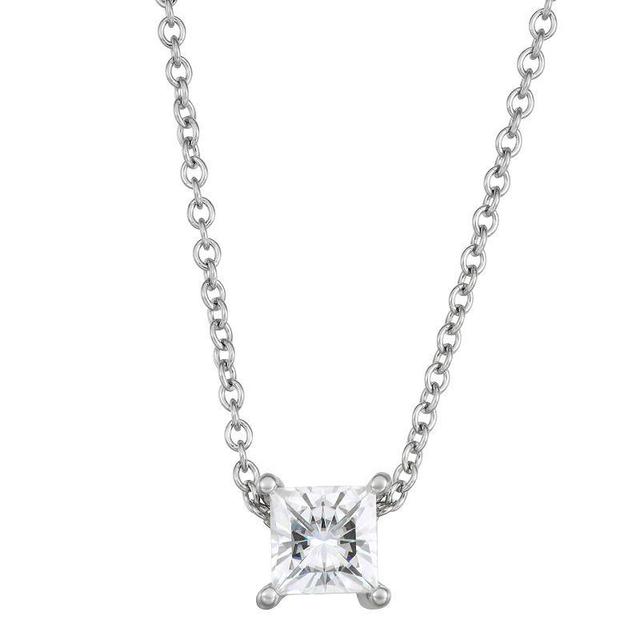 Charles & Colvard 3/8 Ct. T.w. Moissanite Solitaire Pendant In 14K White Gold Product Image