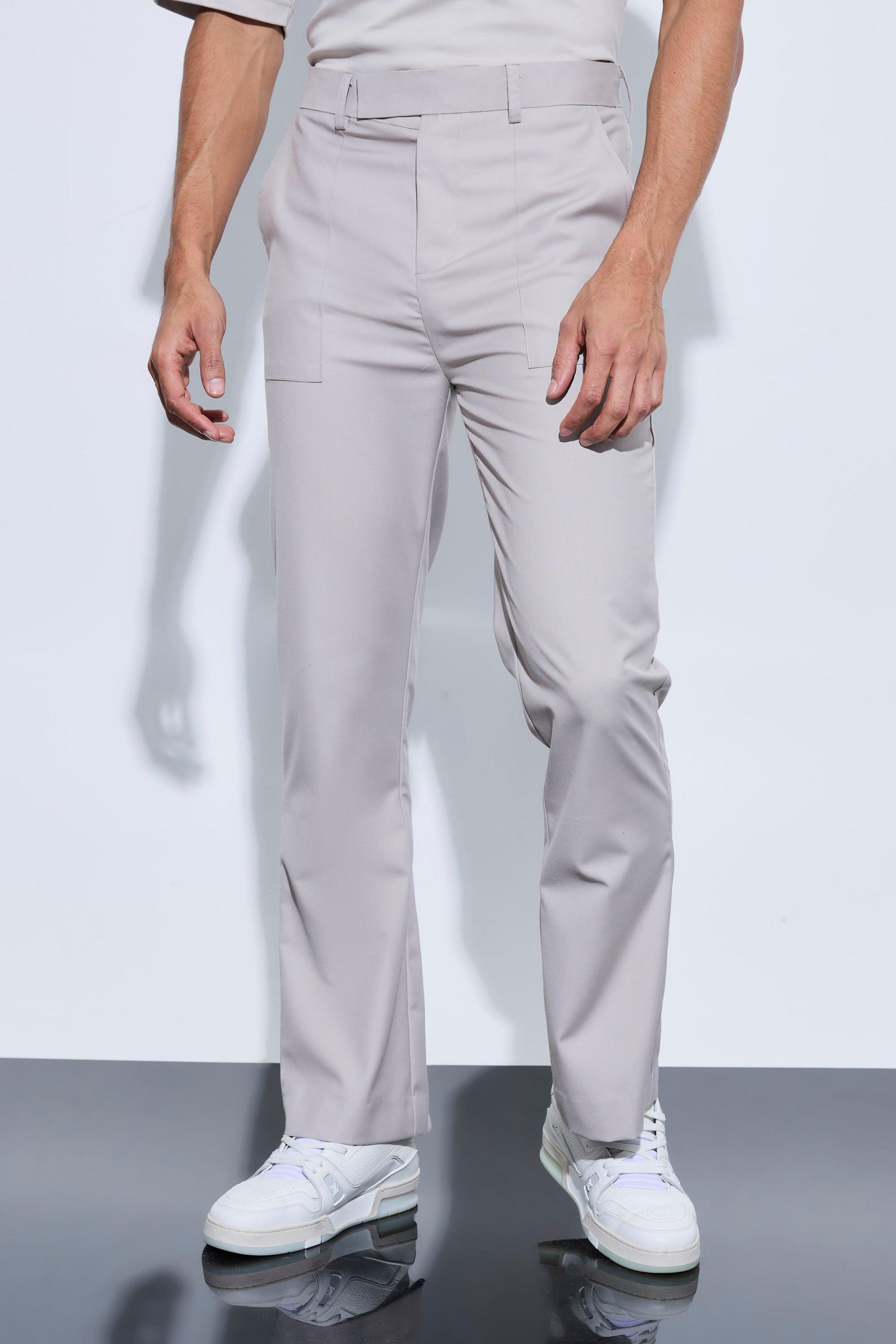 Oversized Pocket Flared Tailored Pants | boohooMAN USA Product Image