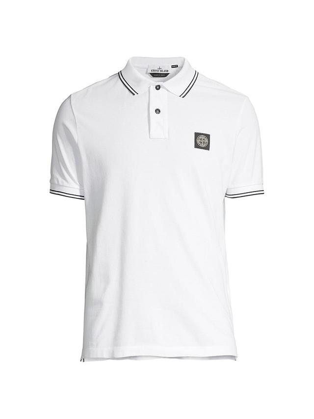 Mens Stretch-Cotton Polo Shirt Product Image