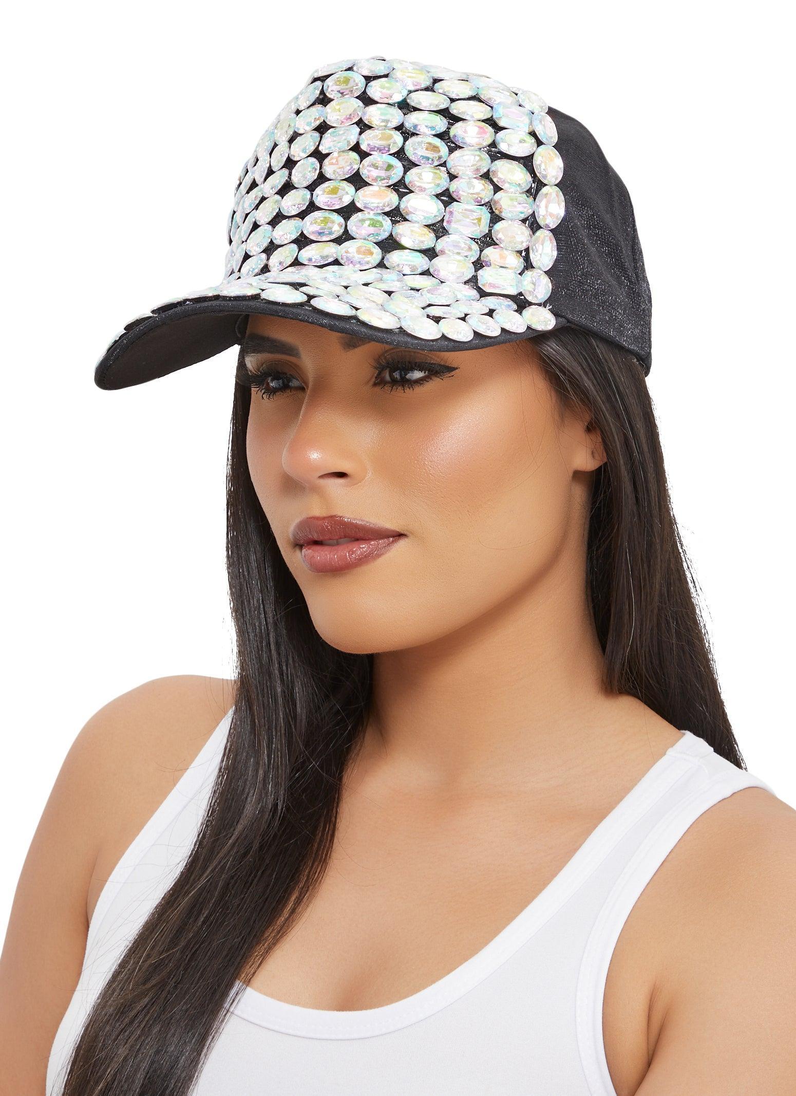 Gemstone Baseball Cap Female Product Image