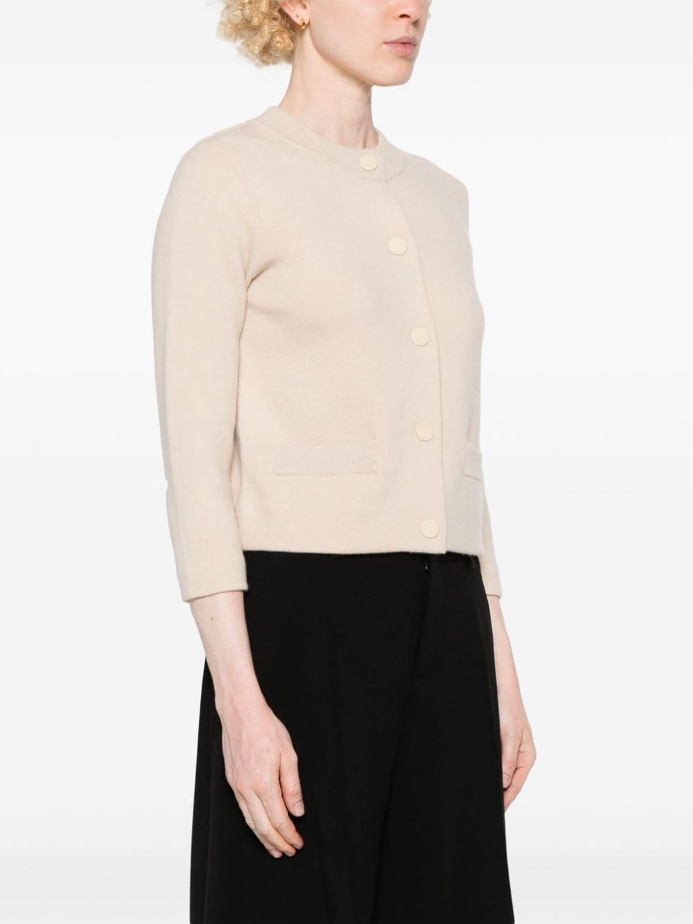 VINCE Wool-blend Cardigan In Neutrals Product Image