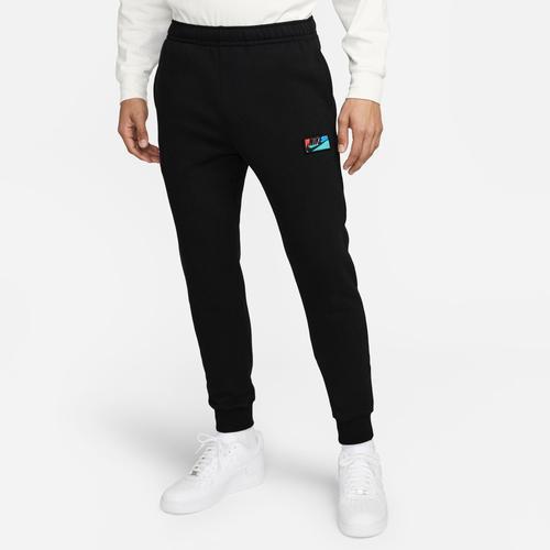 Nike Mens Nike Club+ Patch GX Basketball Pants - Mens Black/Black Product Image