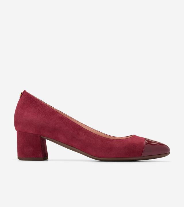 Cole Haan Womens Go-to Block Heel Pump - Red Size 9 Product Image