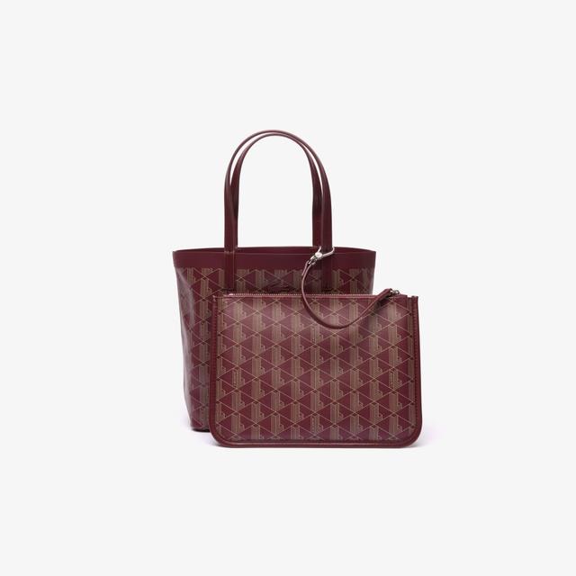 Zely Coated Canvas Monogram Small Tote Product Image