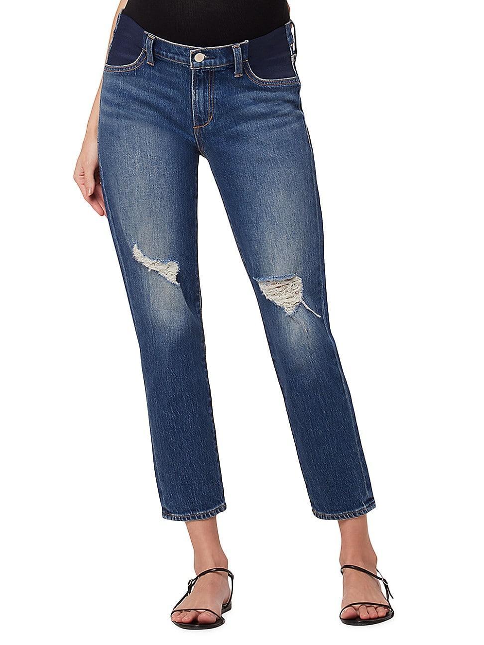 Womens The Lara Cropped Maternity Jeans product image