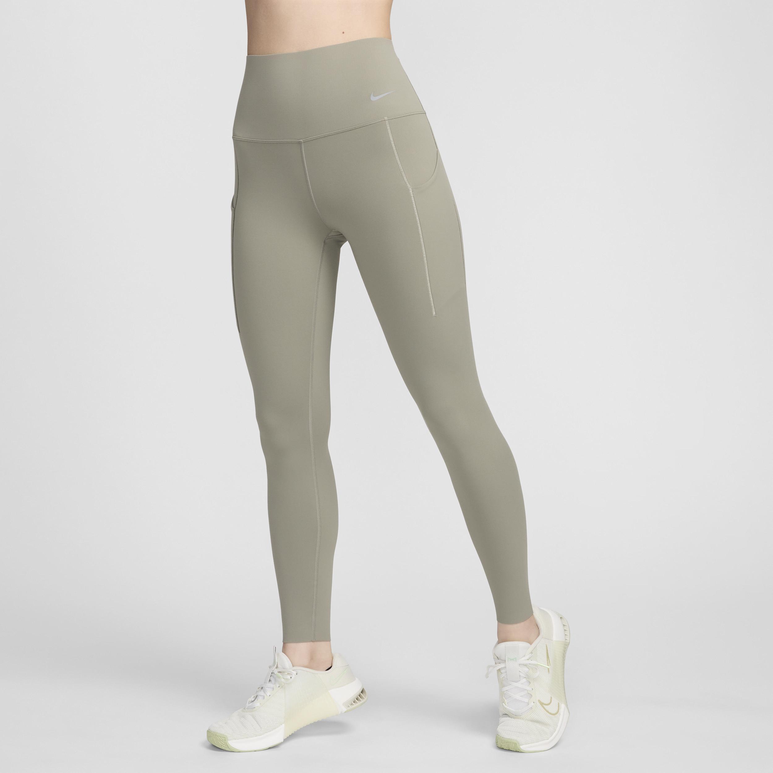 Nike Womens Universa Medium-Support High-Waisted Full-Length Leggings with Pockets Product Image