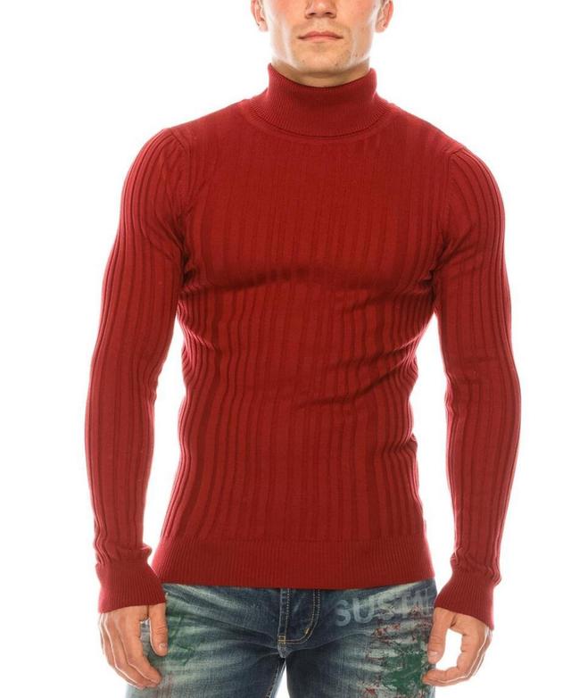 Ron Tomson Mens Modern Ribbed Sweater Product Image