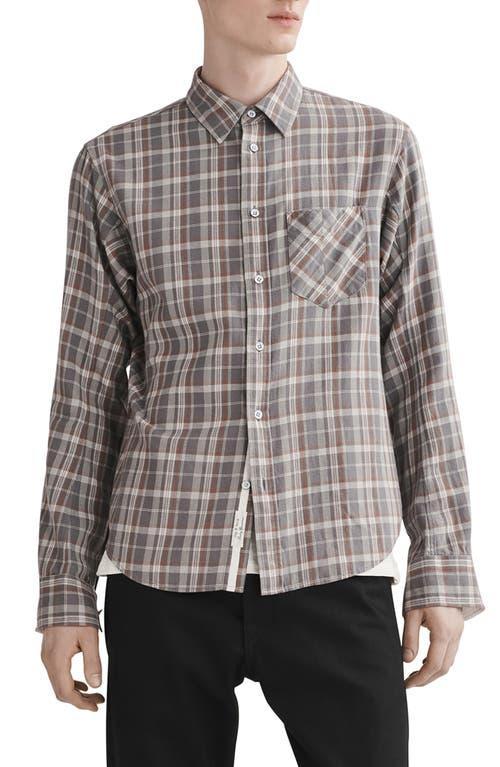 rag & bone Fit 2 Plaid Cotton Button-Up Shirt Product Image