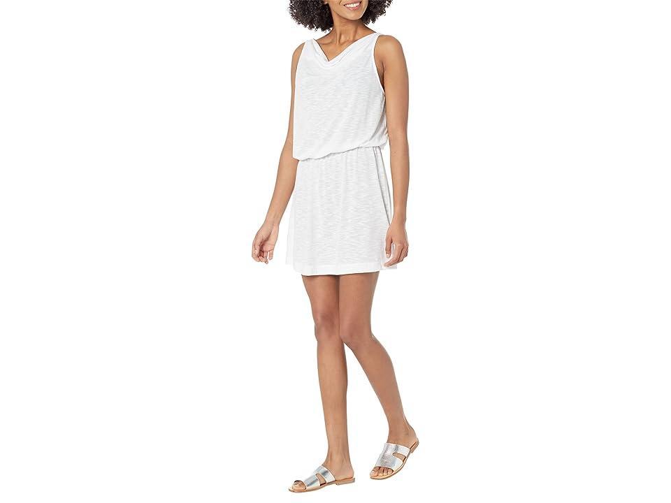 BECCA by Rebecca Virtue Breezy Basics Reversible Cowl Neck Dress Cover-Up (Coastline) Women's Swimwear Product Image