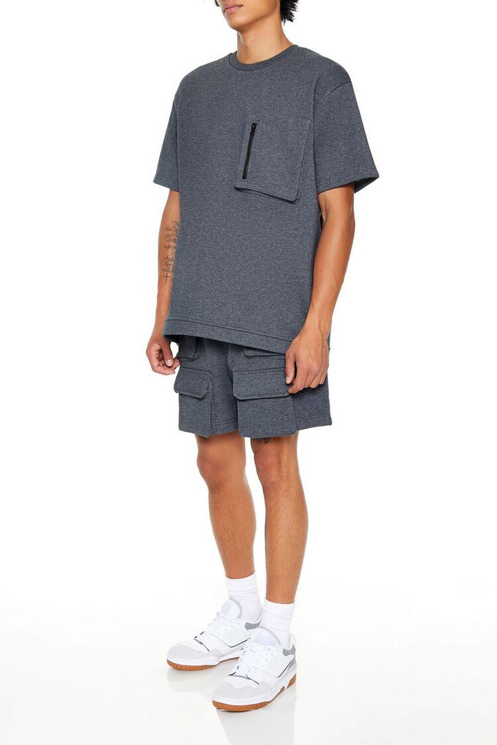 Heathered Cargo Shorts | Forever 21 Product Image