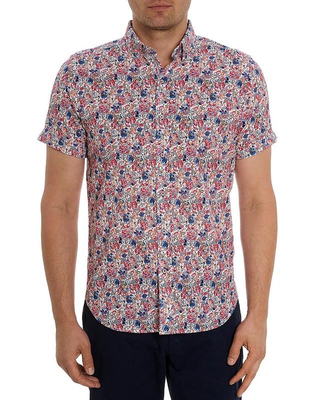 Mens Padar Woven Short-Sleeve Shirt Product Image