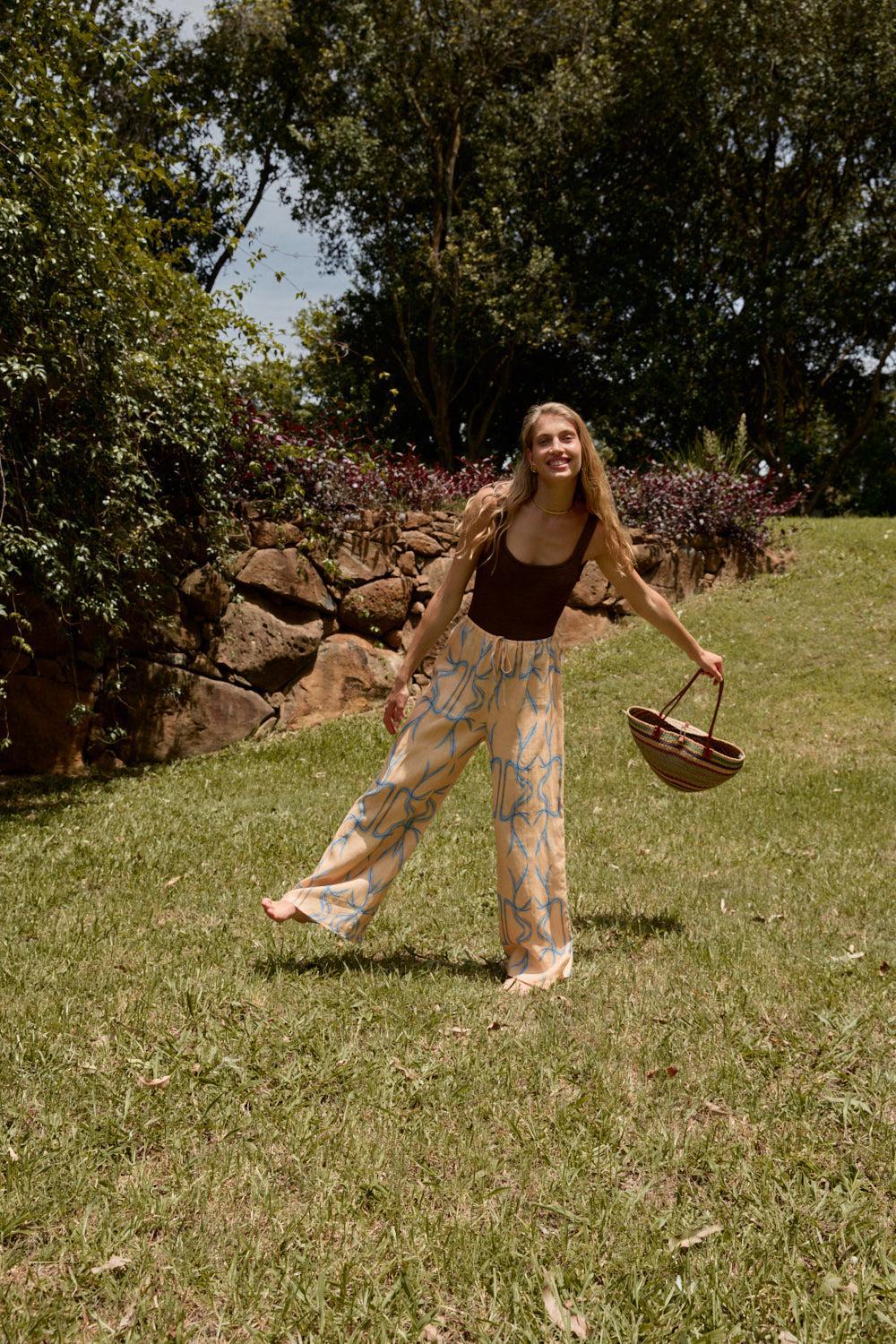 Zeila Linen Pants X Emma Rushton Product Image