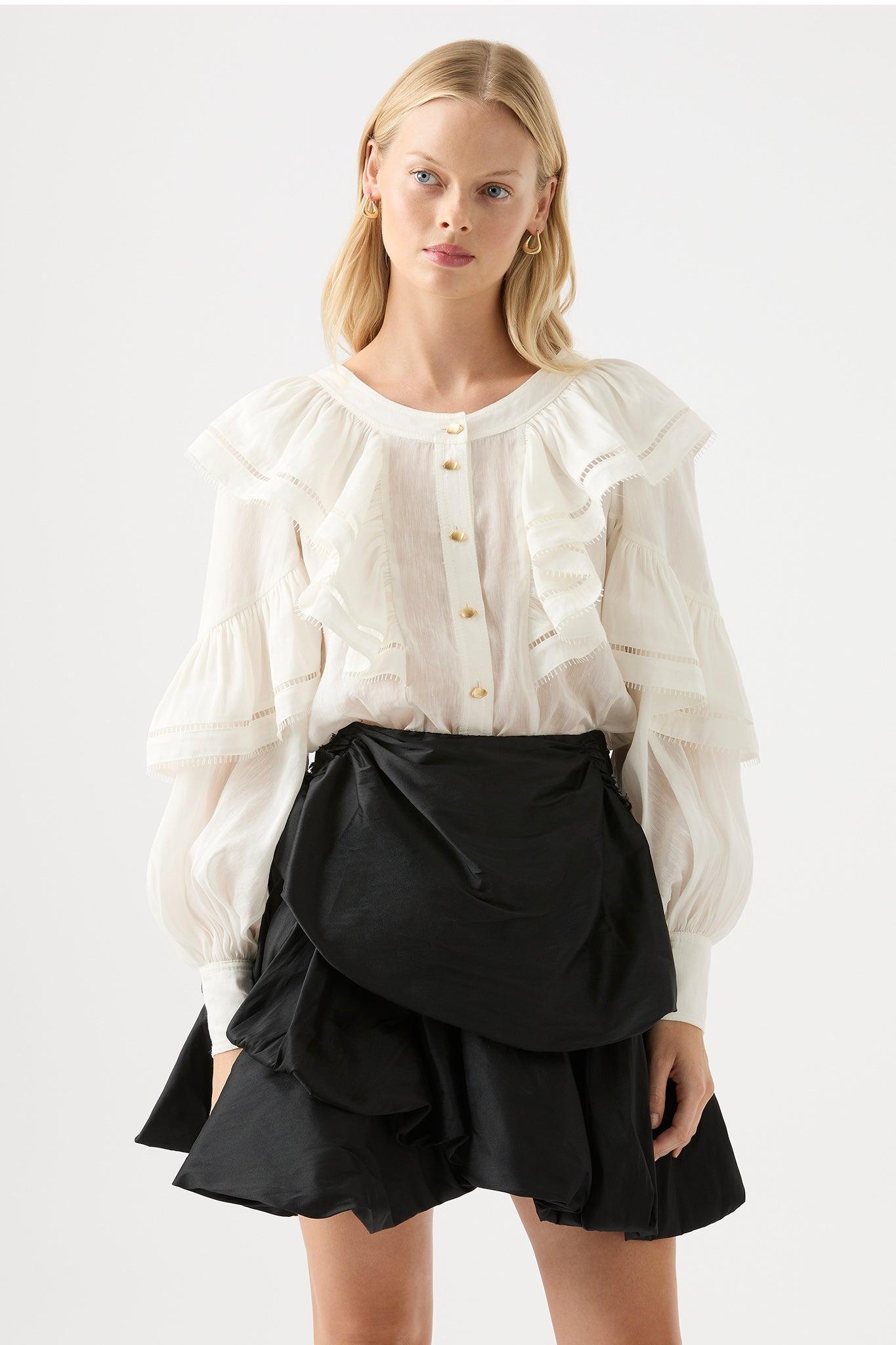 Zoe Ruffle Blouse Product Image