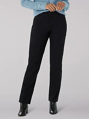 Women’s Wrinkle Free Straight Leg Pant | Relaxed Fit | Lee® product image