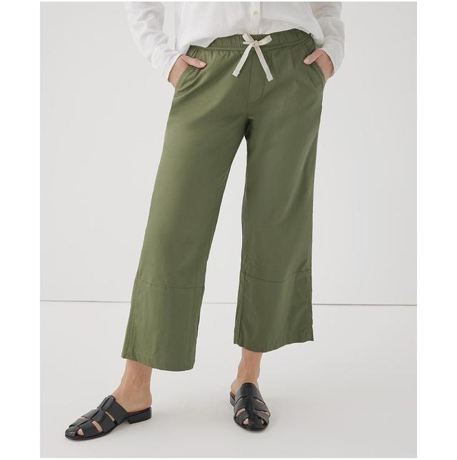 Womens Daily Twill Crop Pant XS Product Image