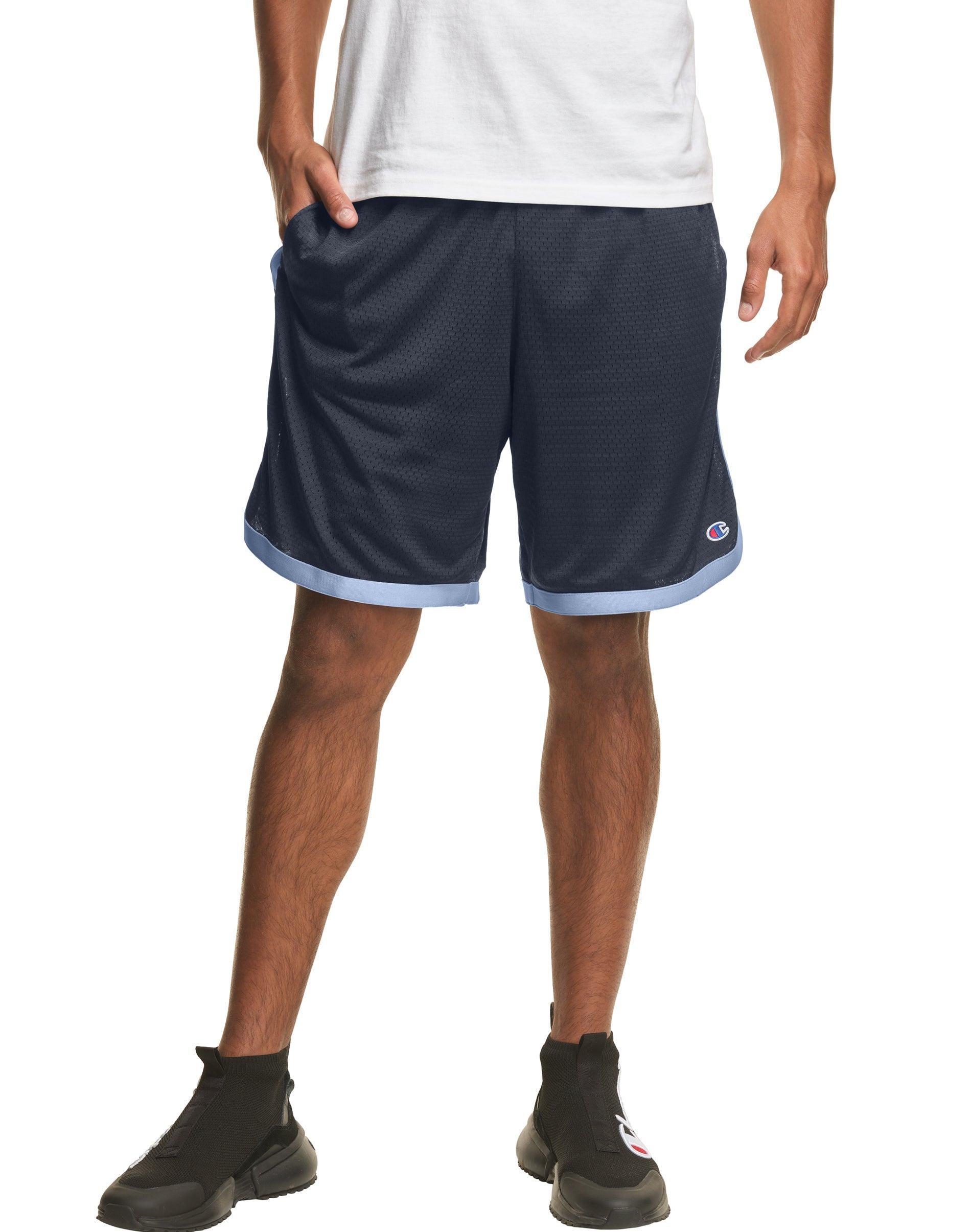 Mens Champion Taped Mesh Shorts, 7 Product Image