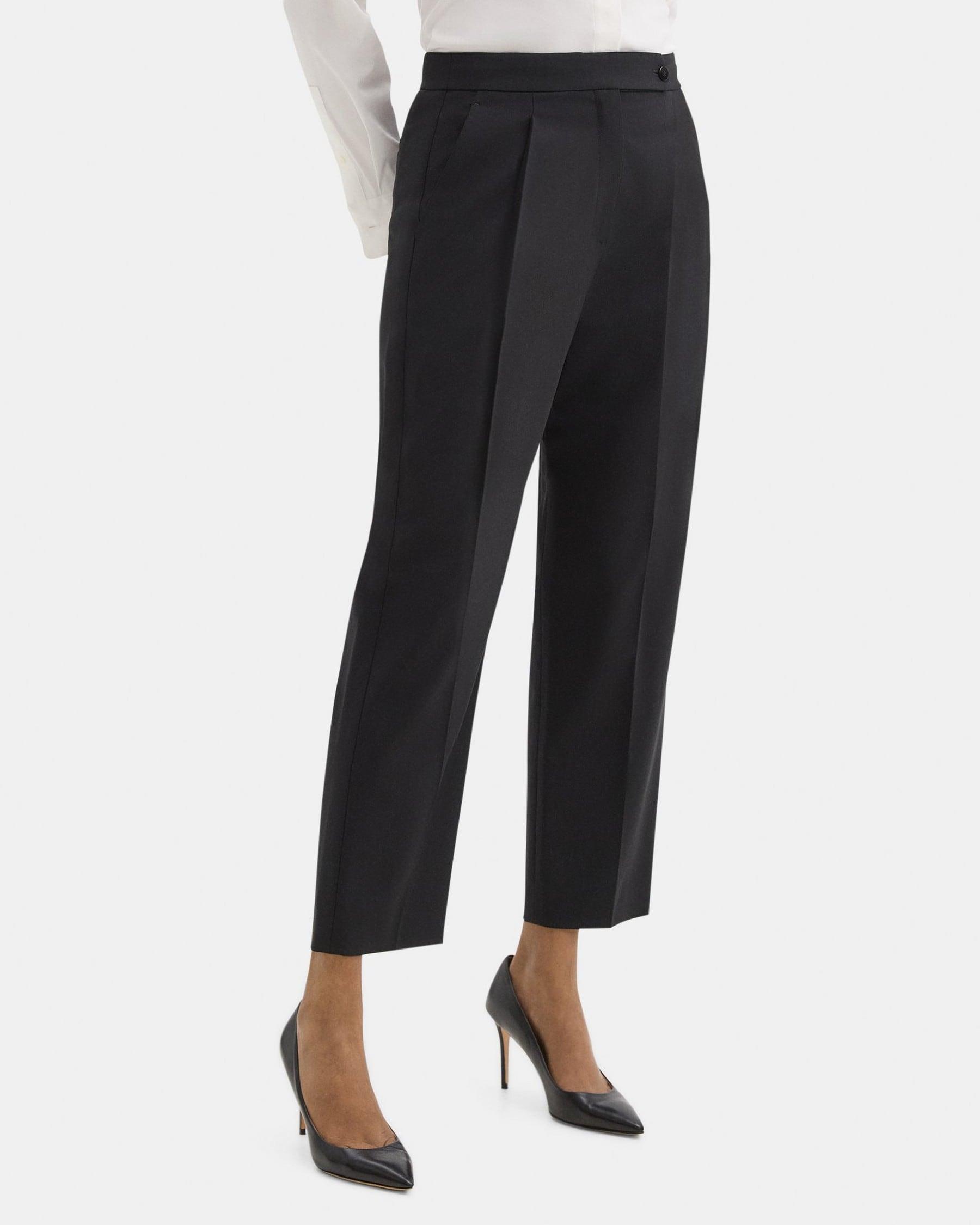 Pleated Pant in Sevona Stretch Wool Product Image