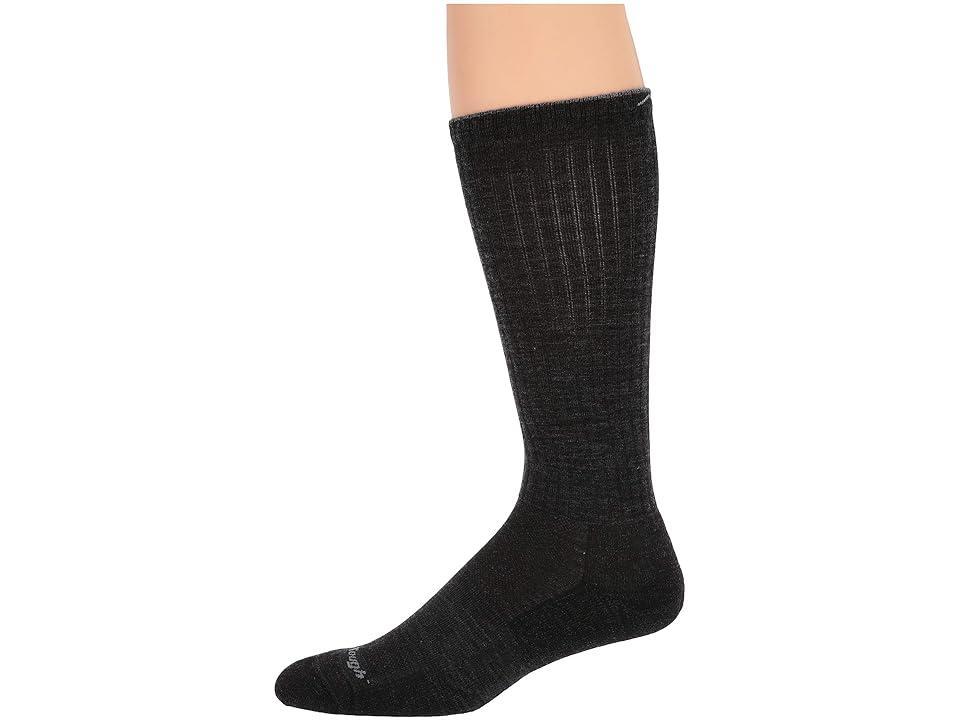 Darn Tough Vermont William Jarvis Boot Full Cushion (Gravel) Men's Knee High Socks Shoes Product Image