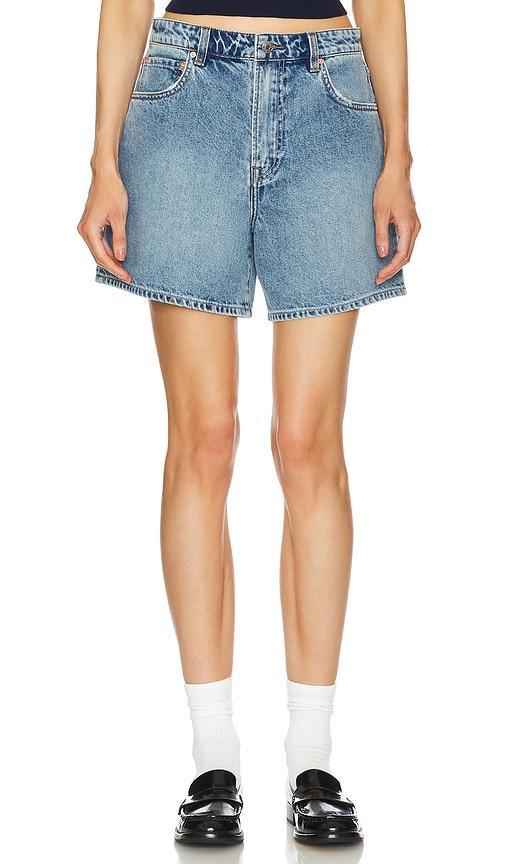 Reggie Mid Rise Long Mom Short Product Image