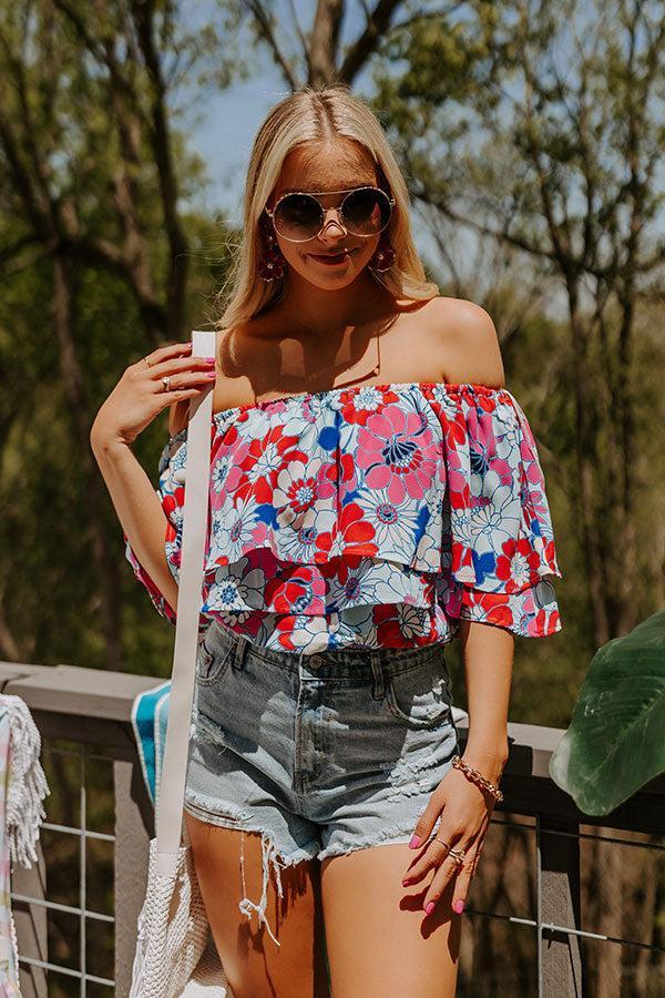 Tropical Joy Floral Top Product Image