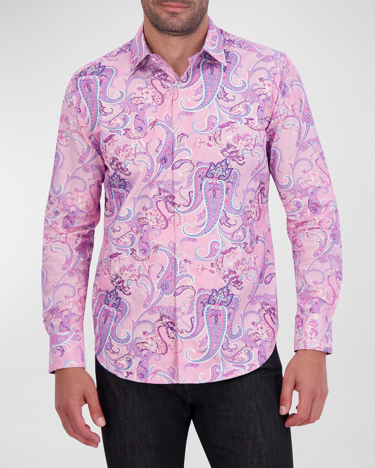 Mens Le Printed Woven Button-Up Shirt Product Image